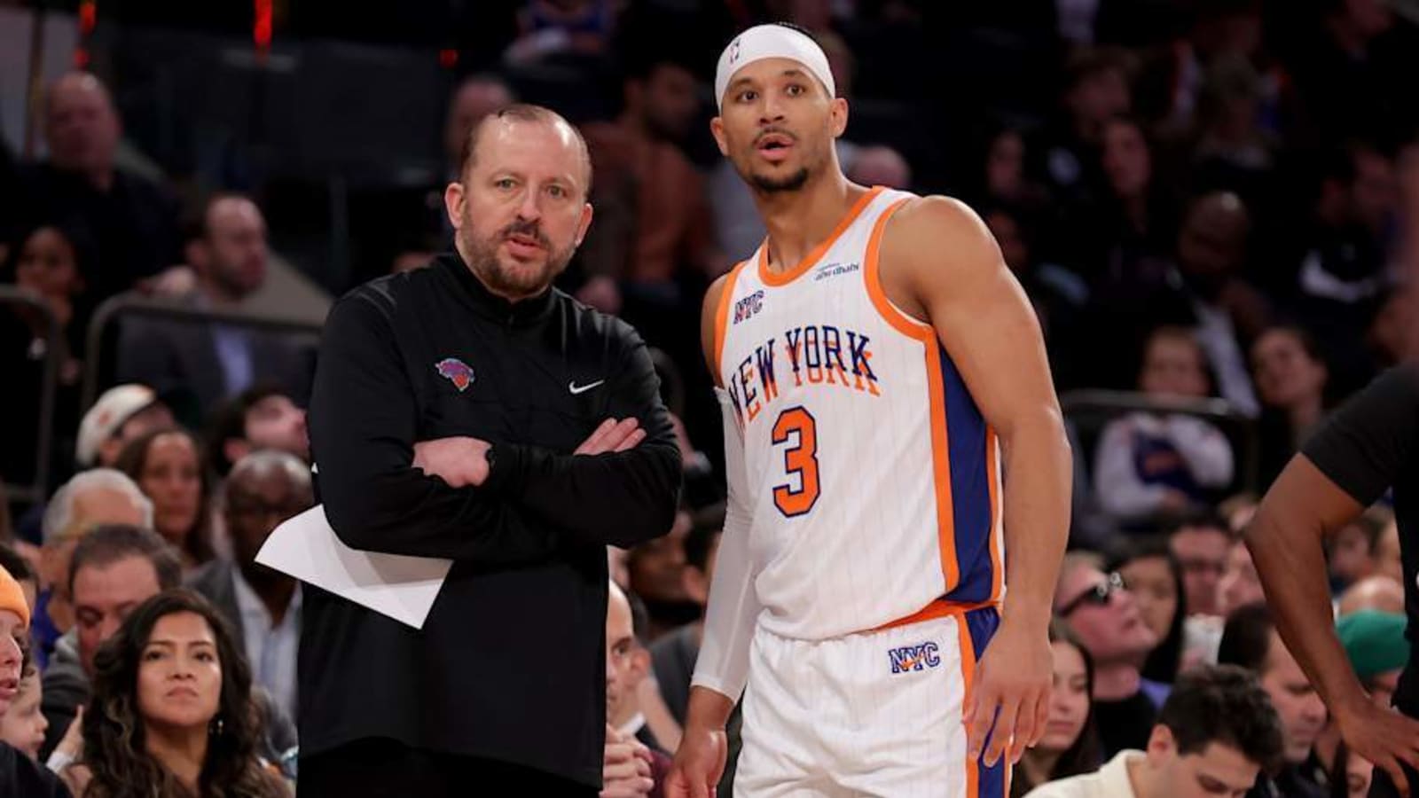 Knicks&#39; Tom Thibodeau Laughs Off Josh Hart Fight