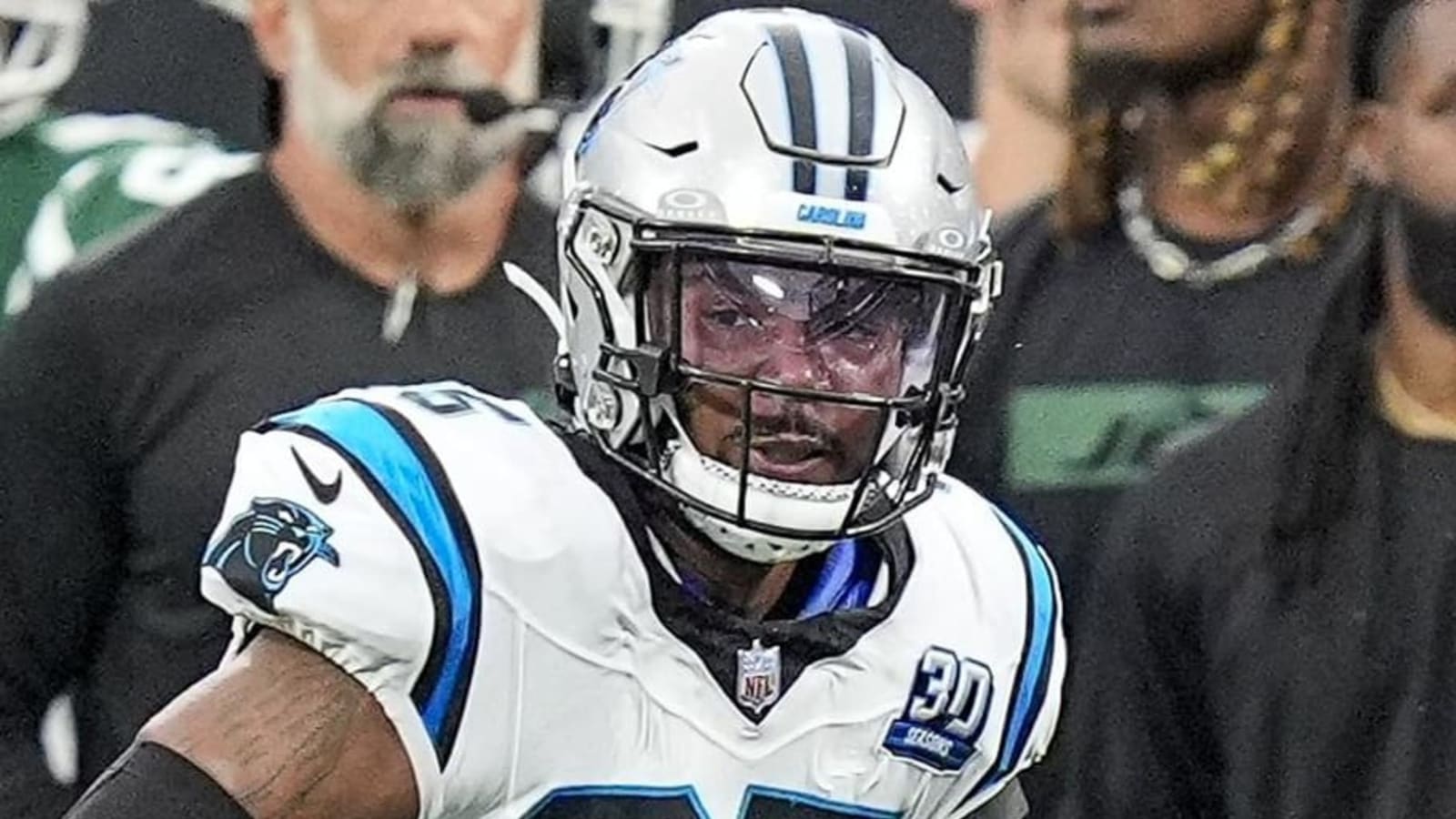 Six Panthers get new jersey numbers, including rookie TE Ja'Tavion Sanders