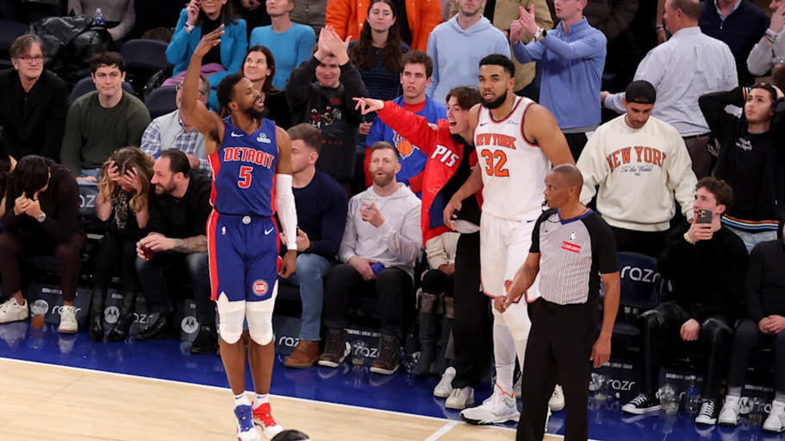Watch: Malik Beasley Taunts MSG Crowd in Pistons Win vs Knicks