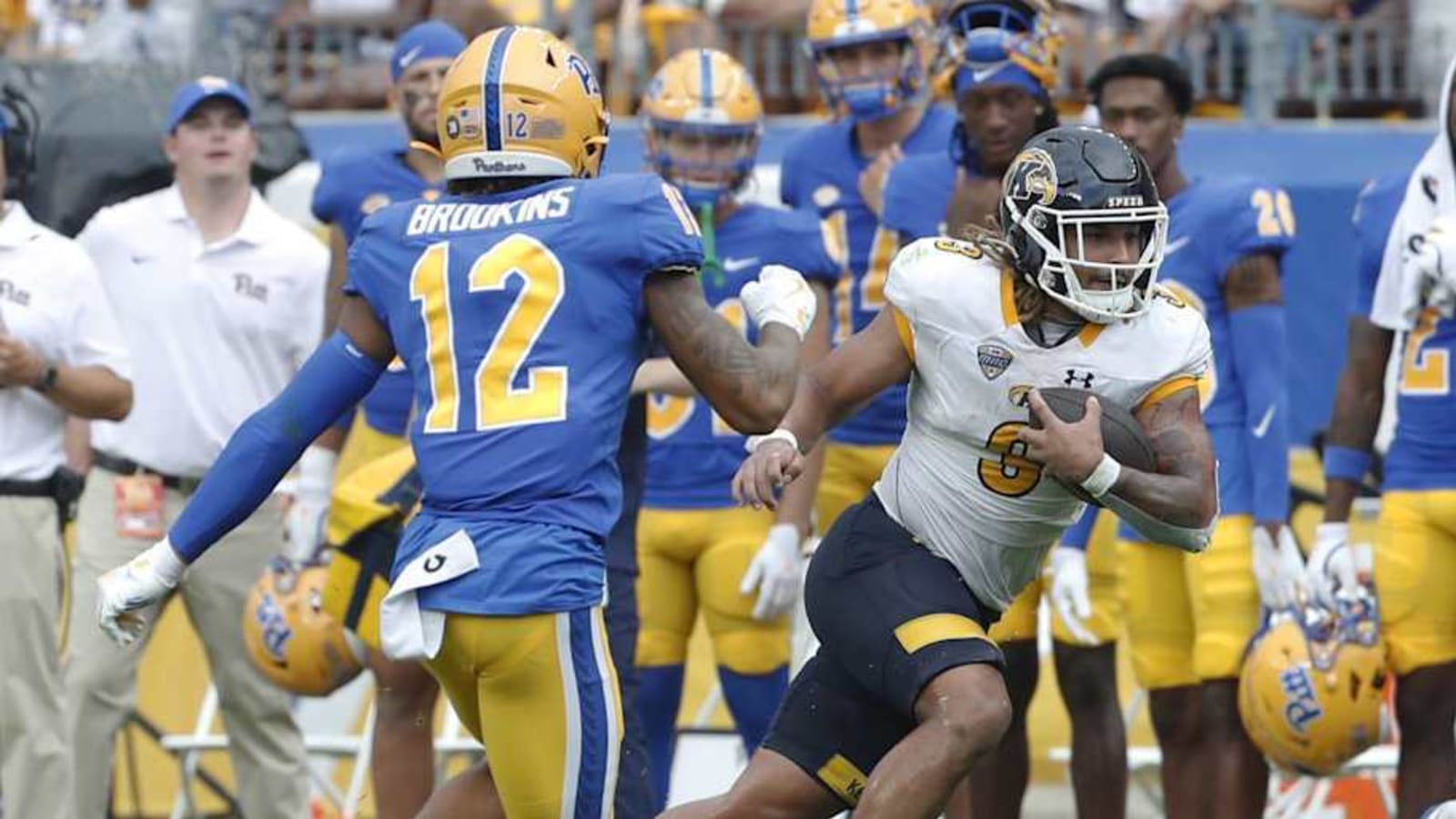 Watch: Pitt DB Cruce Brookins Drops the Hammer