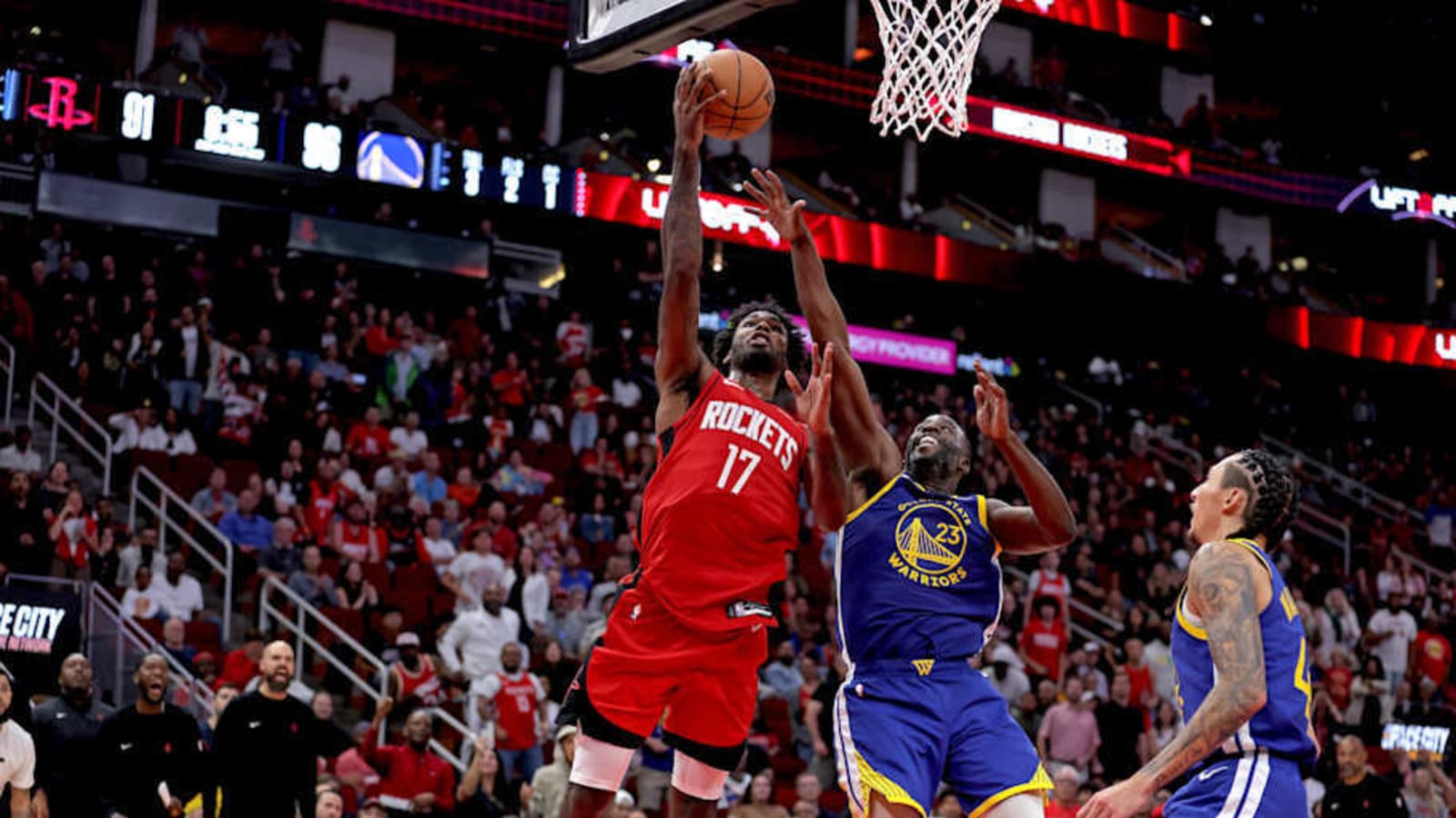 Rockets&#39; Tari Eason Explodes for Career-High vs. Warriors