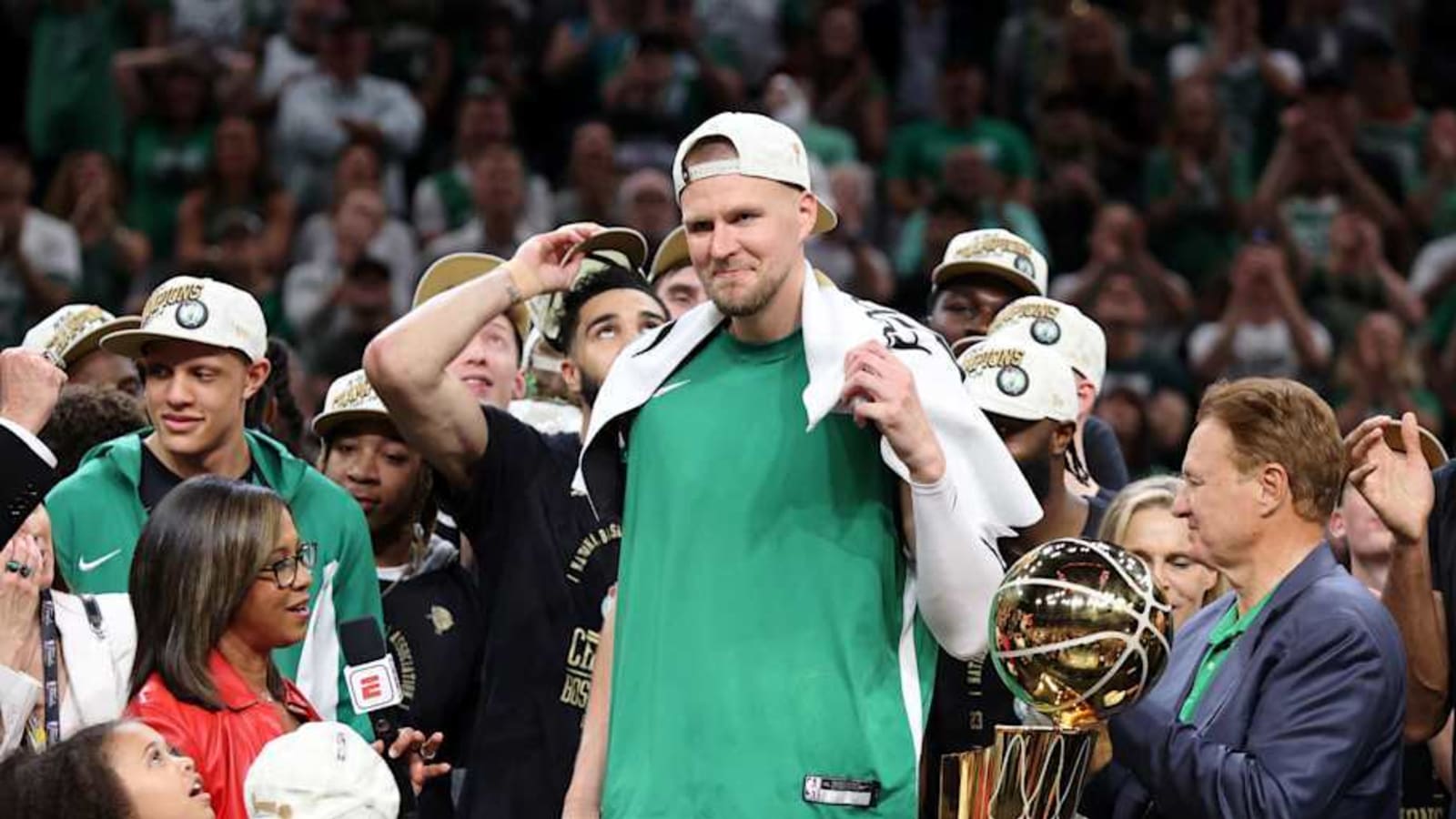 Kristaps Porzingis Posts Instagram Before Boston Celtics First Game