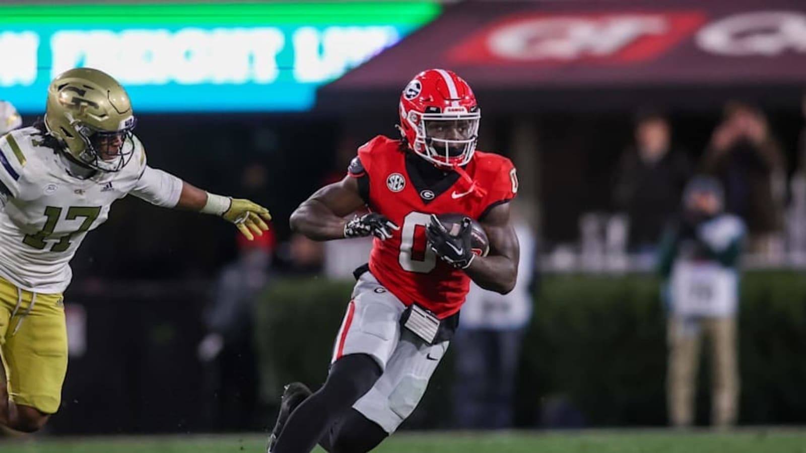 Georgia Running Back Roderick Robinson Suffers Injury During Practice Leading Up to Matchup vs Notre Dame