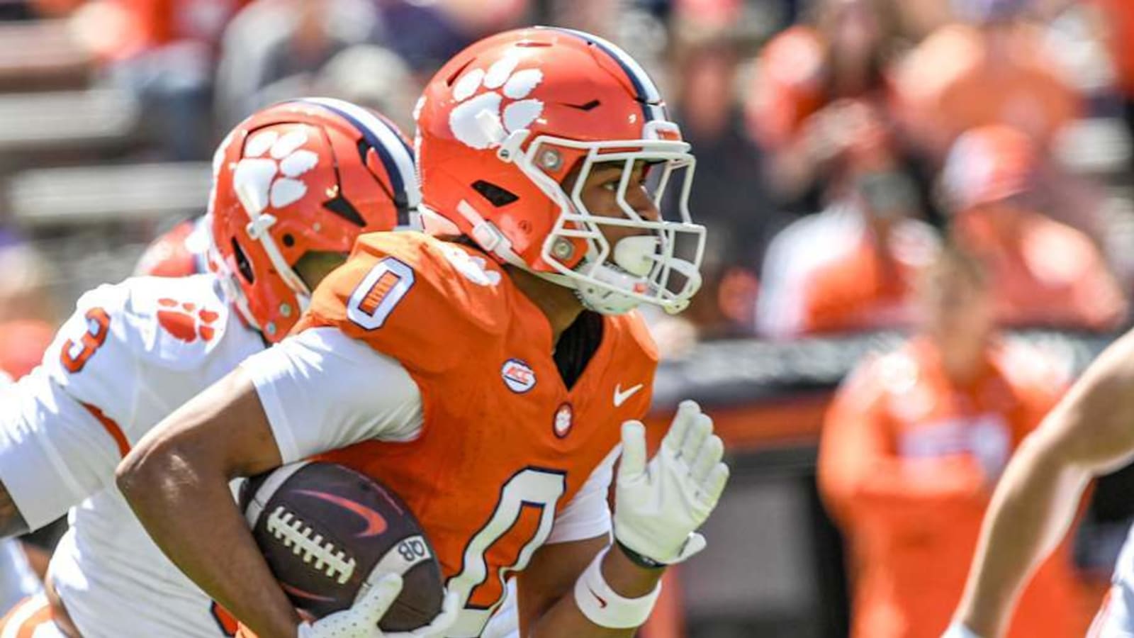 Watch: Clemson Tigers Stars Hook Up for Early Touchdown vs. Wake Forest