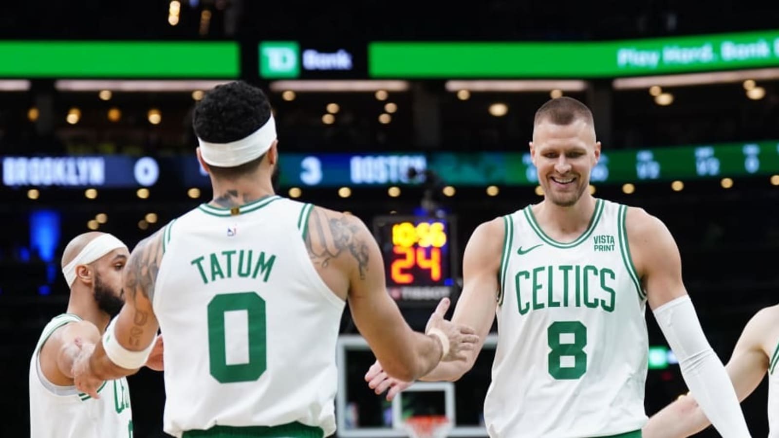 Jayson Tatum Reacts To Kristaps Porzingis Instagram Post