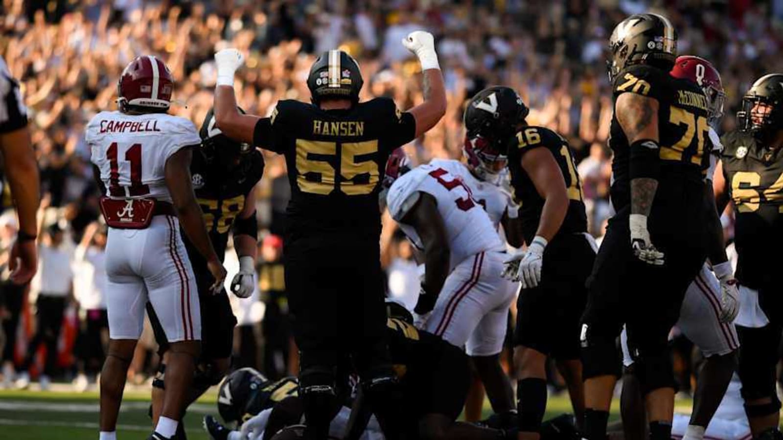 Vanderbilt Star Offensive Tackle Gunnar Hansen Will Enter Transfer Portal