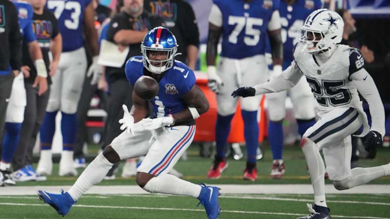 Giants first-round draft pick Malik Nabers suffers concussion on TNF