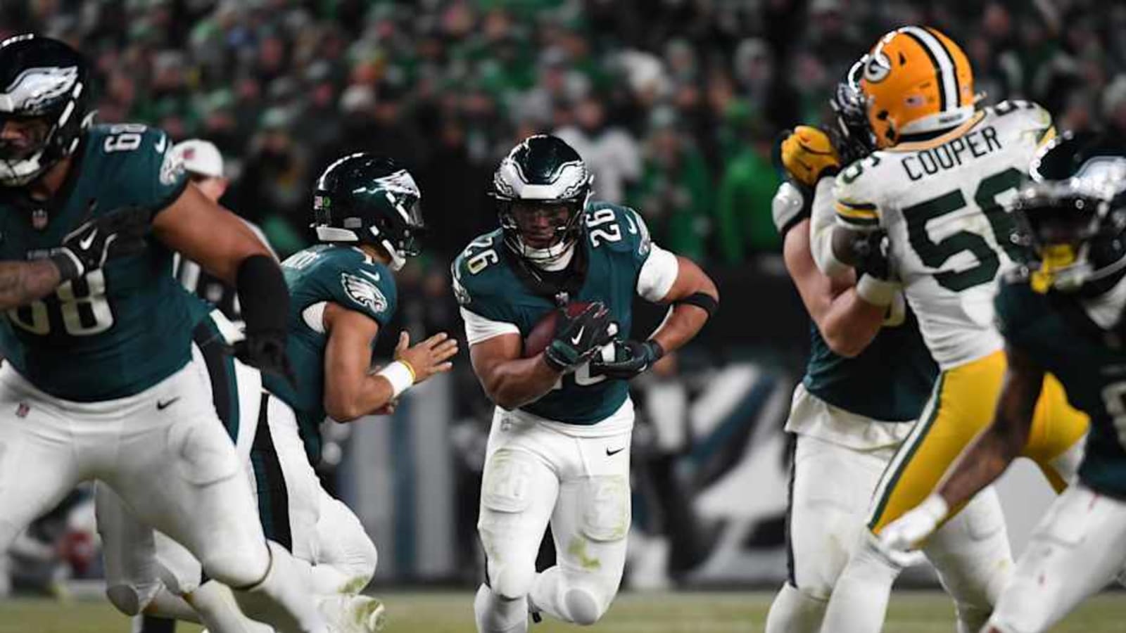 Saquon Barkley Calls "No Mas" Late In Eagles Win Over Packers