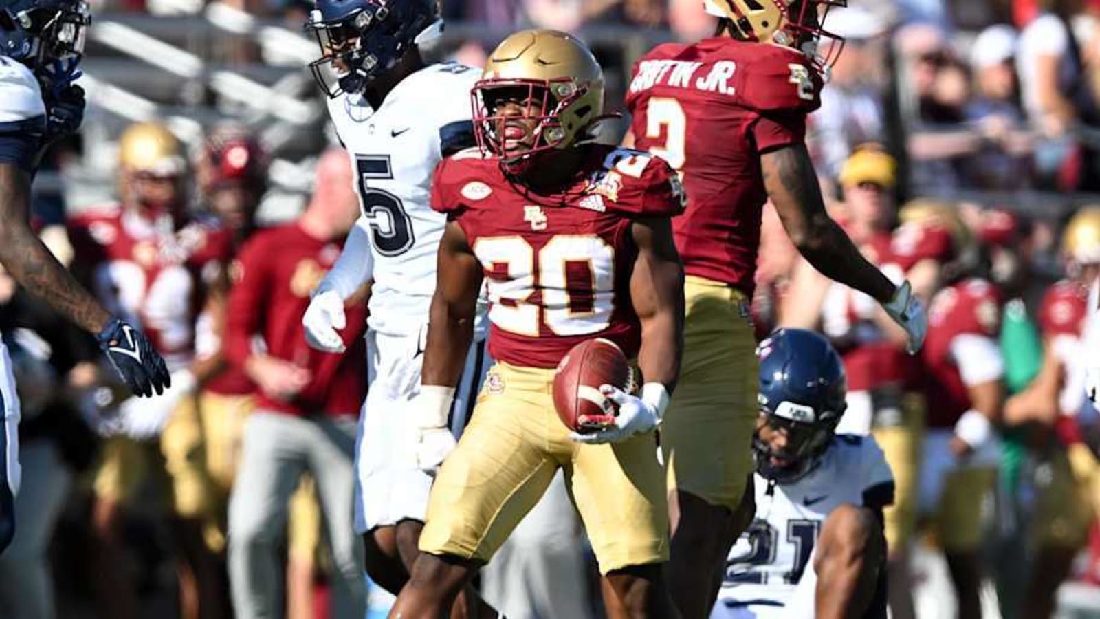 Boston College Football Running Back Alex Broome Talks About Return
