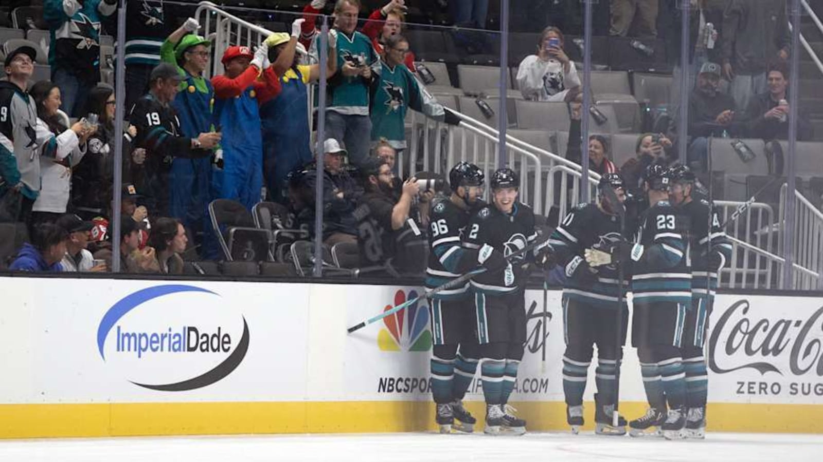 Sharks Rookie Scores First Goals in Dramatic Fashion