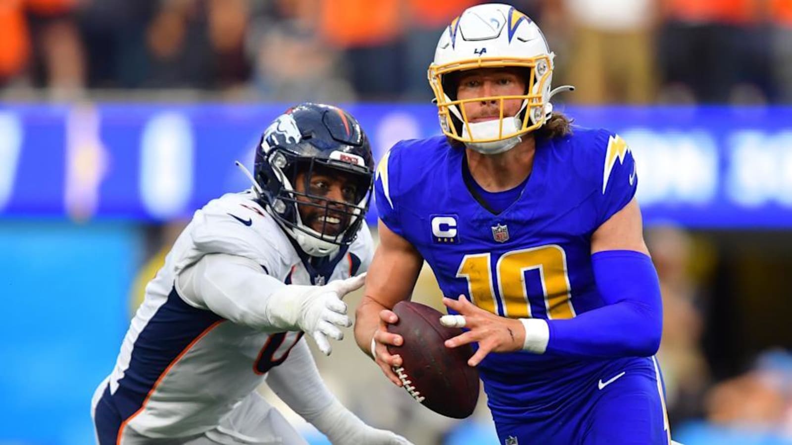 Broncos Monitoring Chargers QB Justin Herbert&#39;s Injury Progress