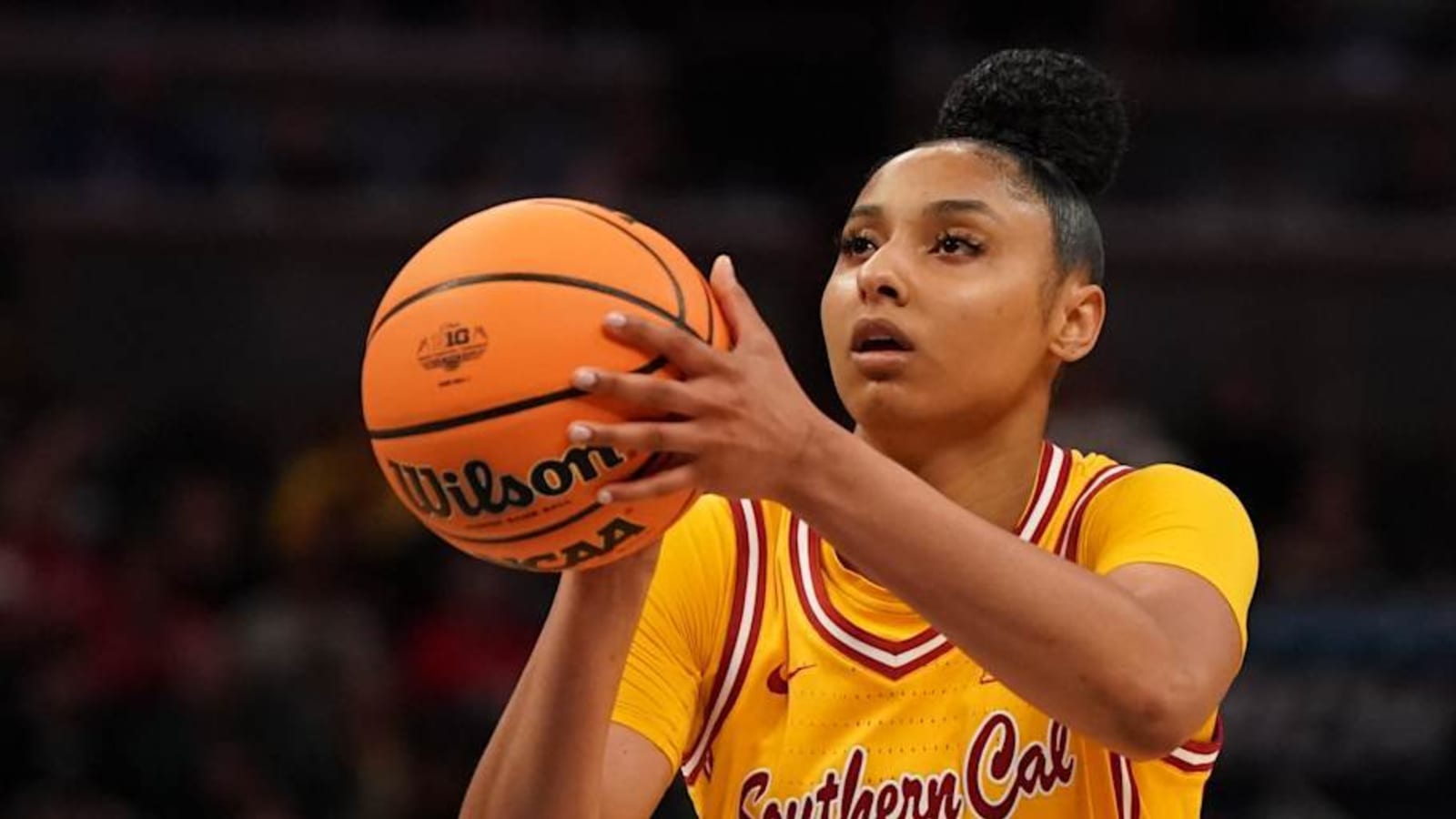 Juju Watkins Carried Off Court With Leg Injury: USC Trojans vs. Mississippi State