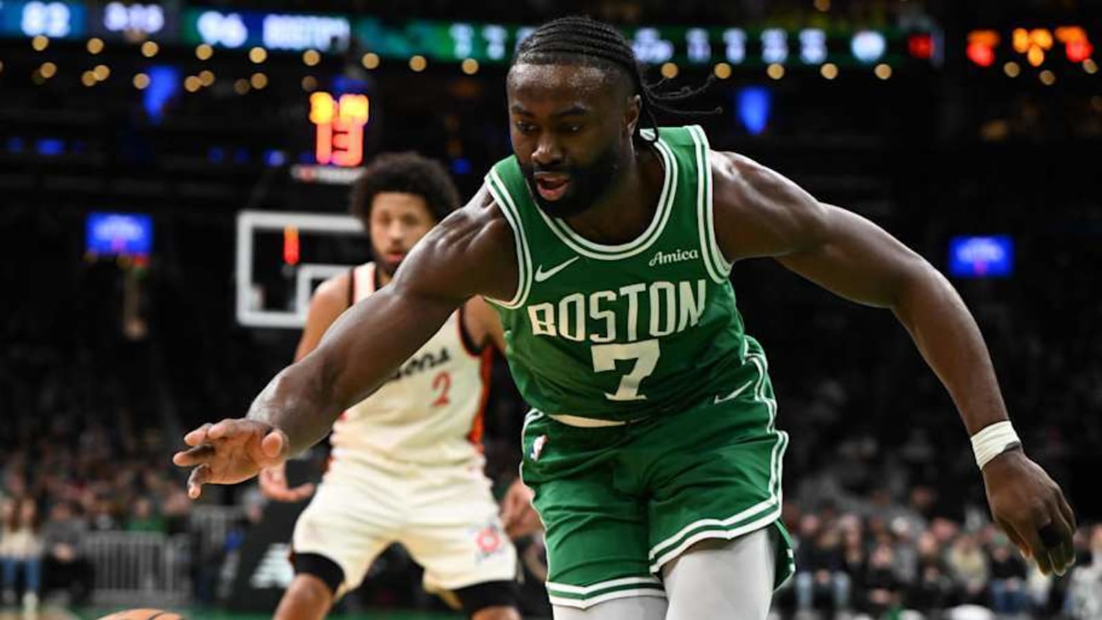 Jaylen Brown’s Two-Word Response to Controversial Gesture vs Pistons