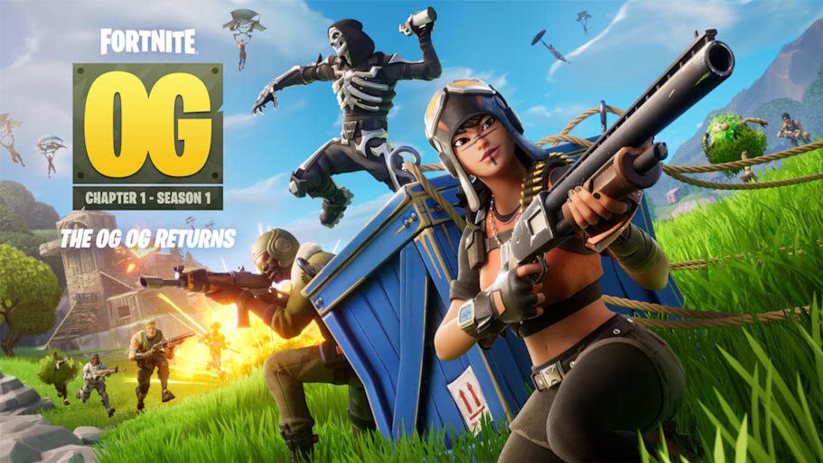 How to play Fortnite OG and drop into a match