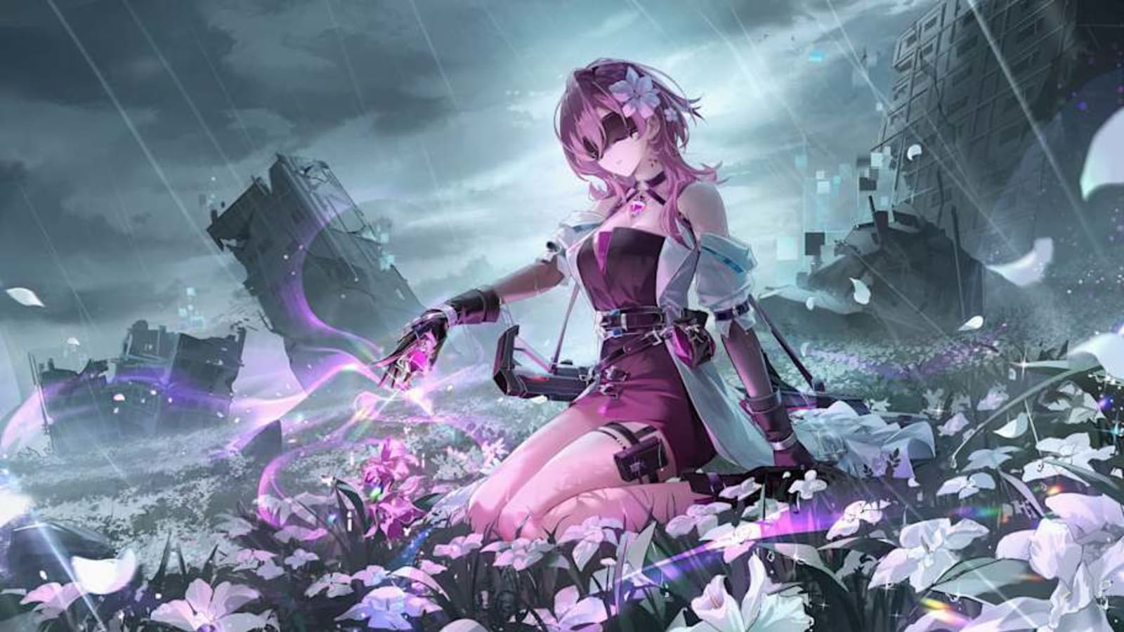 One of Strinova’s launch heroes looks like she came out of NieR after a pit-stop in Bloodborne