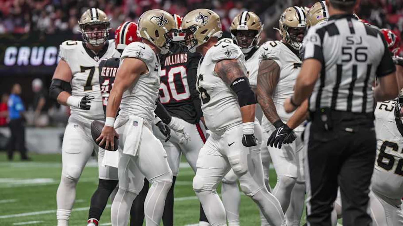  Saints Star Hill Headed To Locker Room!