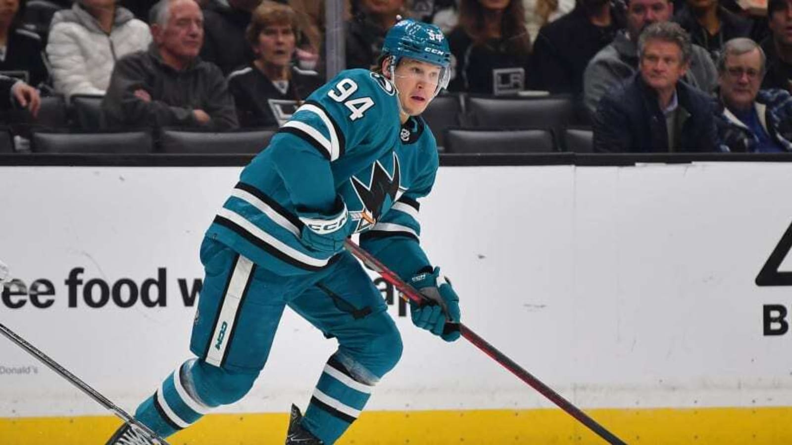 Former Sharks Forward Heads to KHL