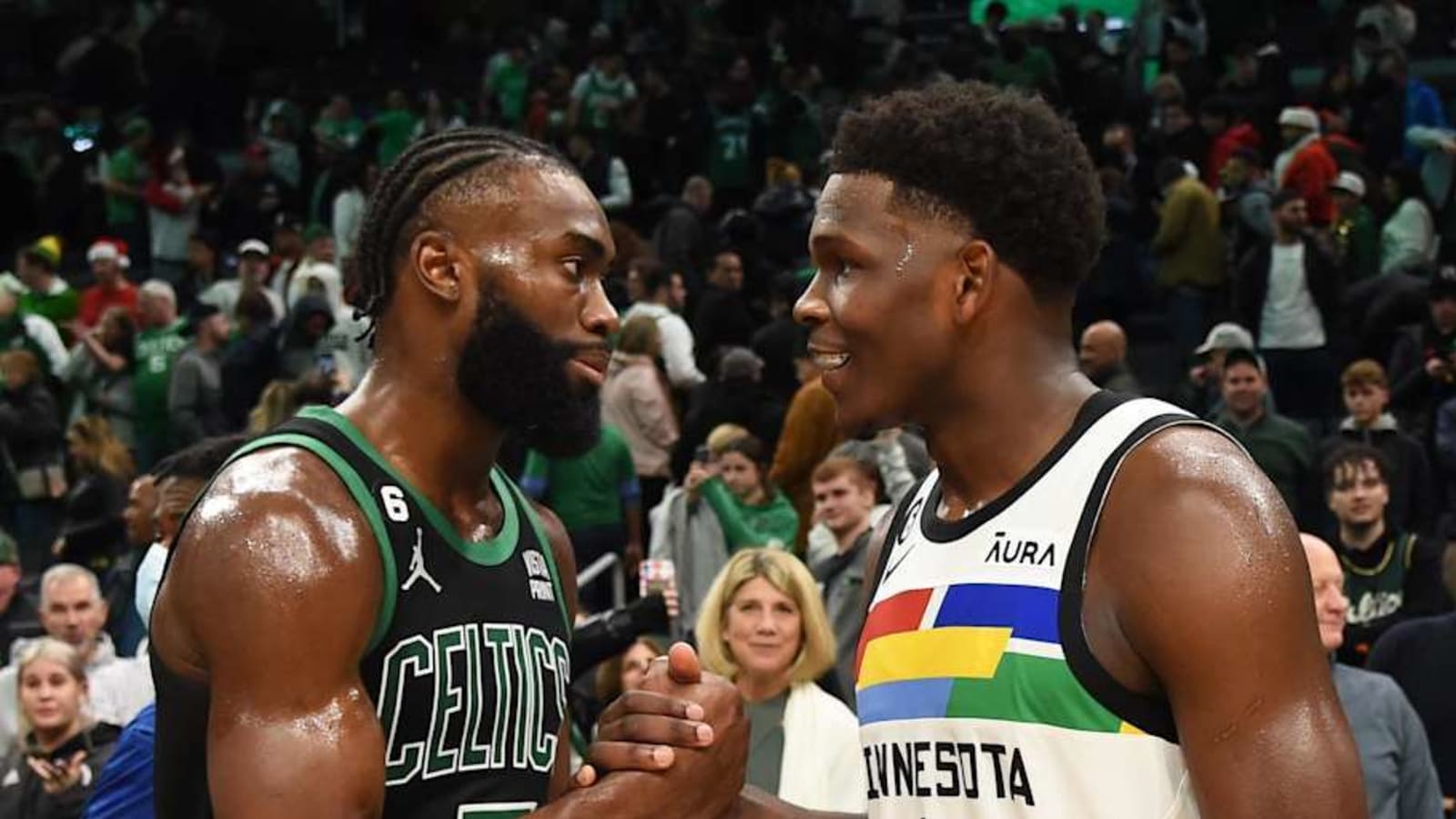 Jaylen Brown Reacts To Anthony Edwards&#39; Heartfelt Instagram Post