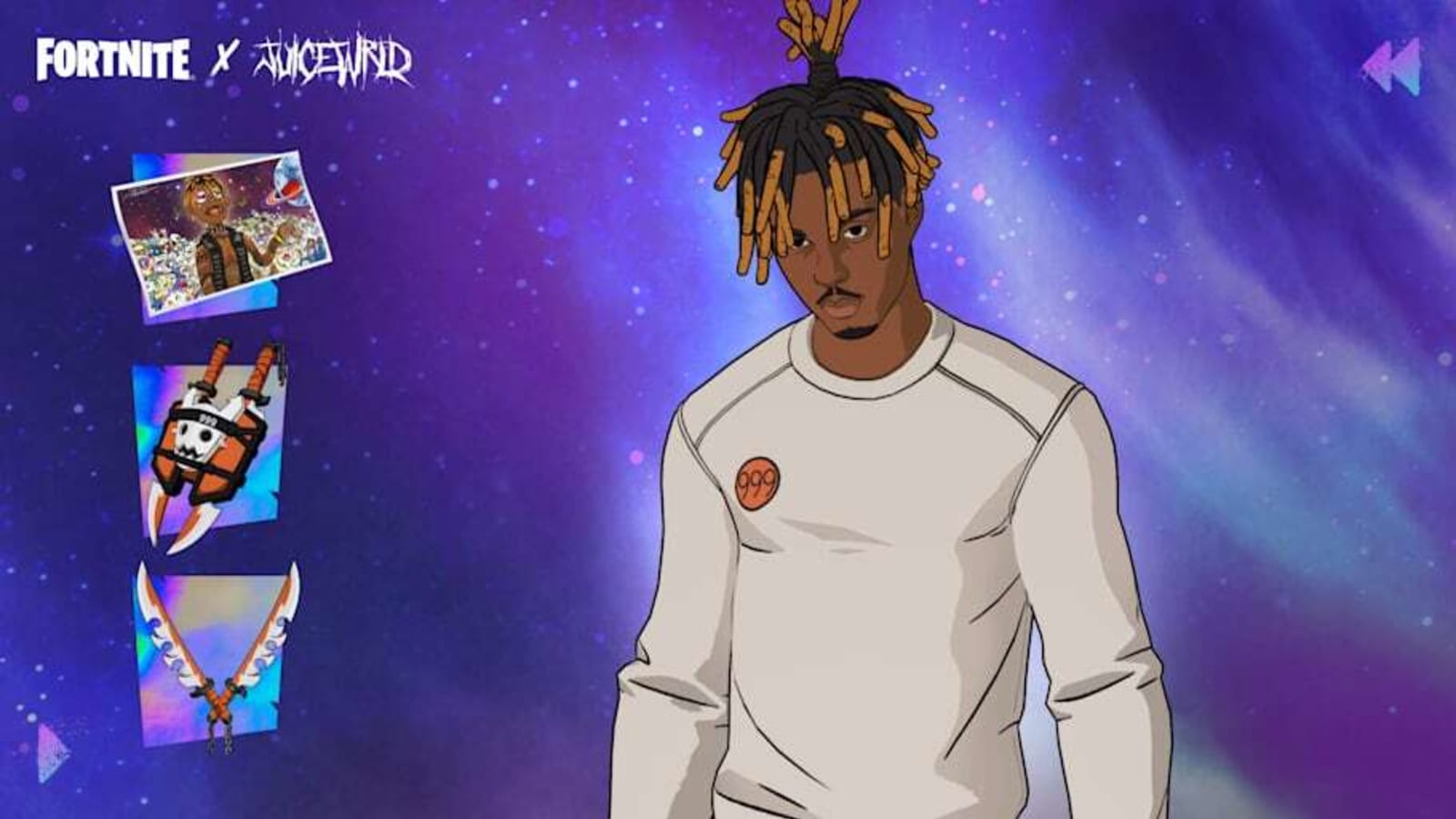 You can claim the free Slayer Juice WRLD Fortnite skin right now