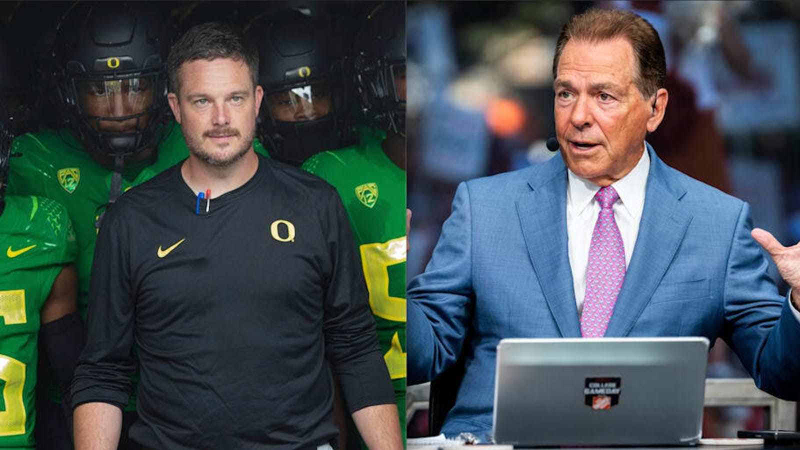 Nick Saban Asks Oregon Ducks&#39; Dan Lanning About &#39;Rat Poison&#39; Ahead Of College Football Playoff
