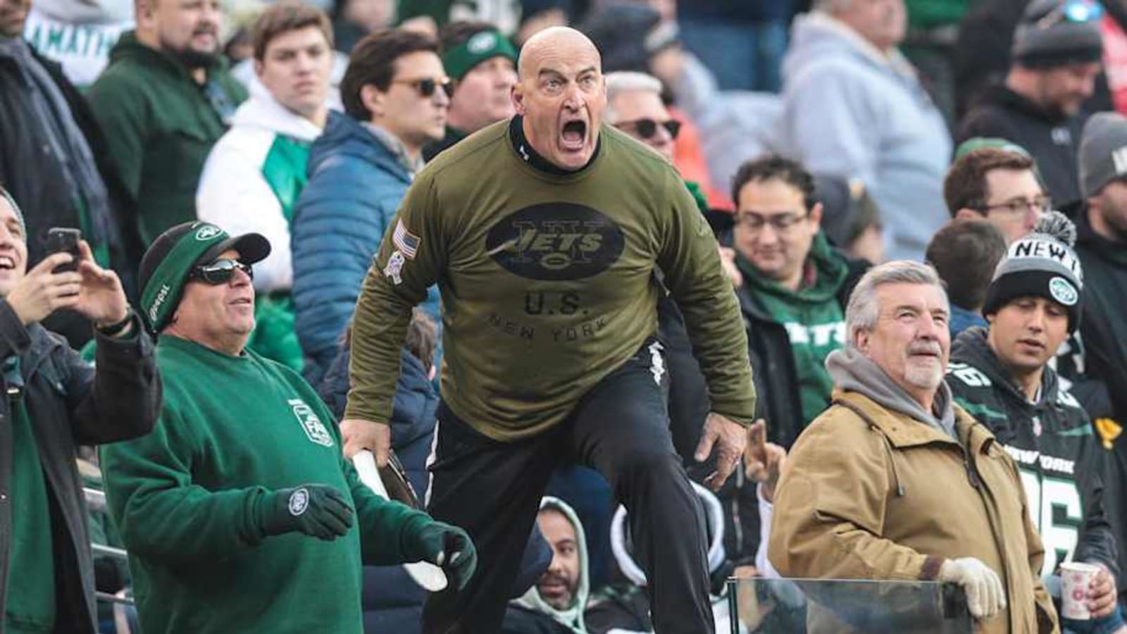 New York Jets Superfan Throws Tantrum After Not Getting Enough Attention