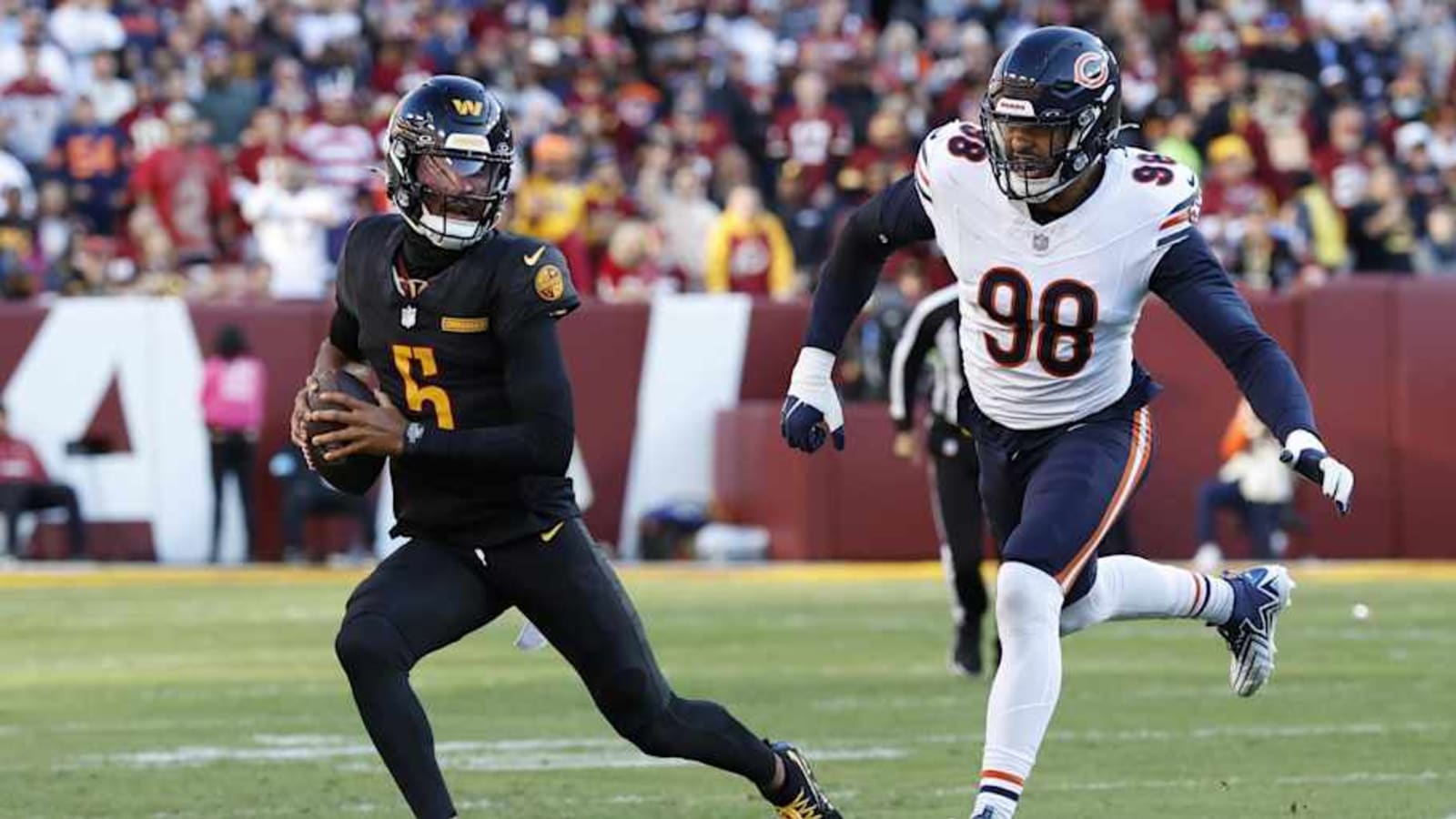 Watch: Jayden Daniels Hail Mary Lifts Commanders vs. Bears