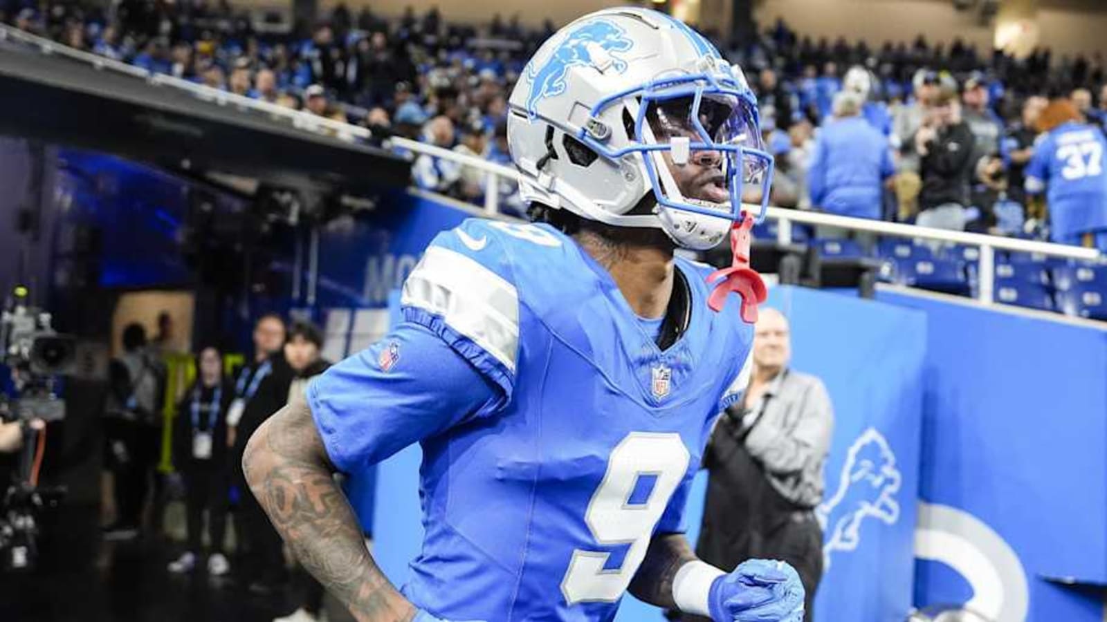 Jameson Williams finishes long touchdown with &#39;Beast Mode" celebration (video)