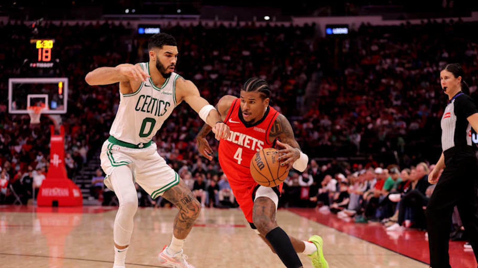 Rockets Drop Game Against Celtics Despite Jalen Green&#39;s 27 Points