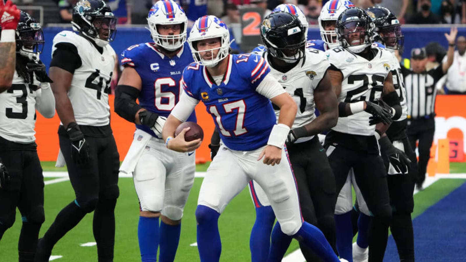 Comparing Bills QB Josh Allen&#39;s stats to Trevor Lawrence&#39;s just because it&#39;s fun