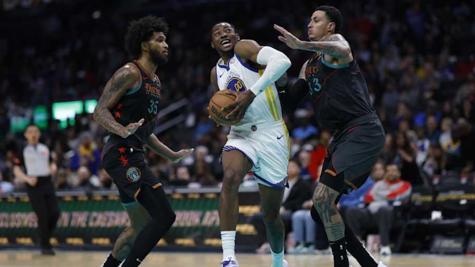 Wizards Named Trade Candidate for Warriors Rising Star