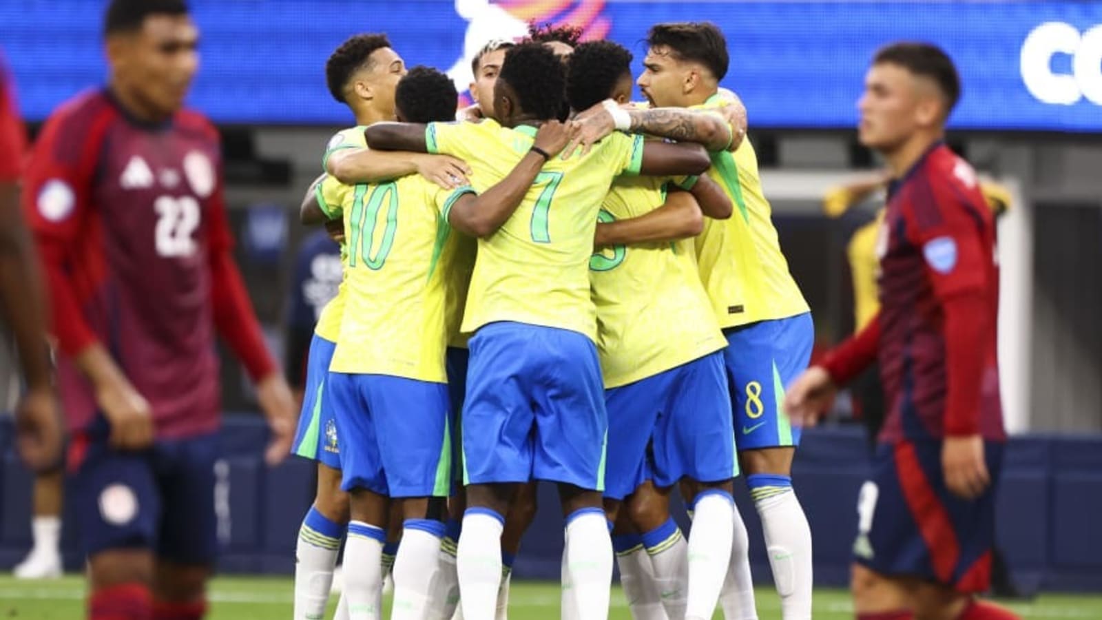 Rams Meet Brazilian Soccer Team