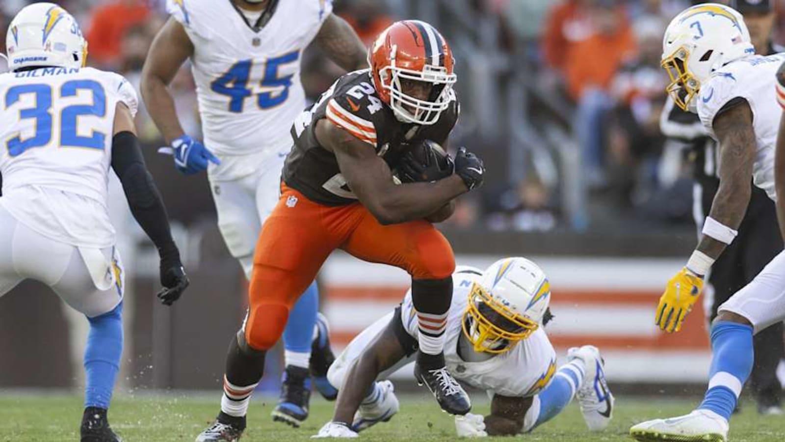 Cleveland Browns&#39; Nick Chubb Linked as Possible Buffalo Bills Target