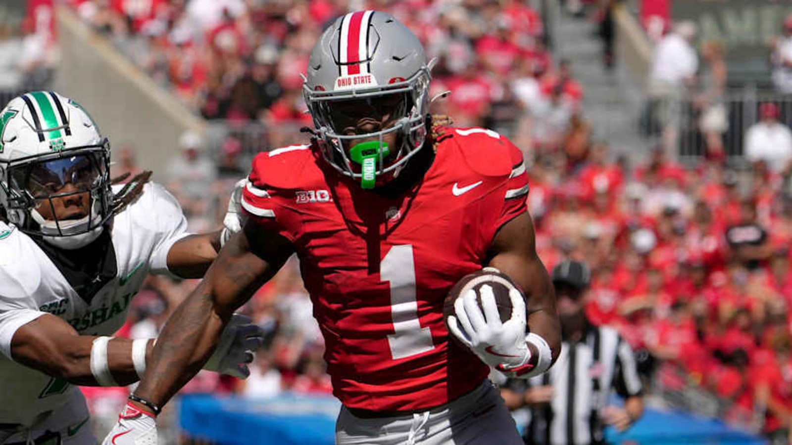 Report: Ohio State Star Visits With Rising Contender Before NFL Draft