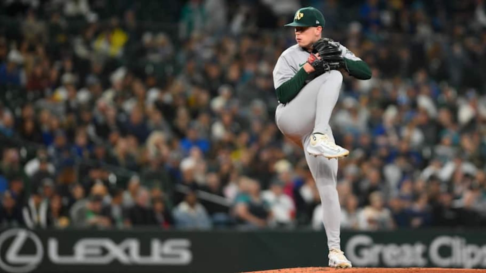 Athletics Give Glimpse of Projected Rotation
