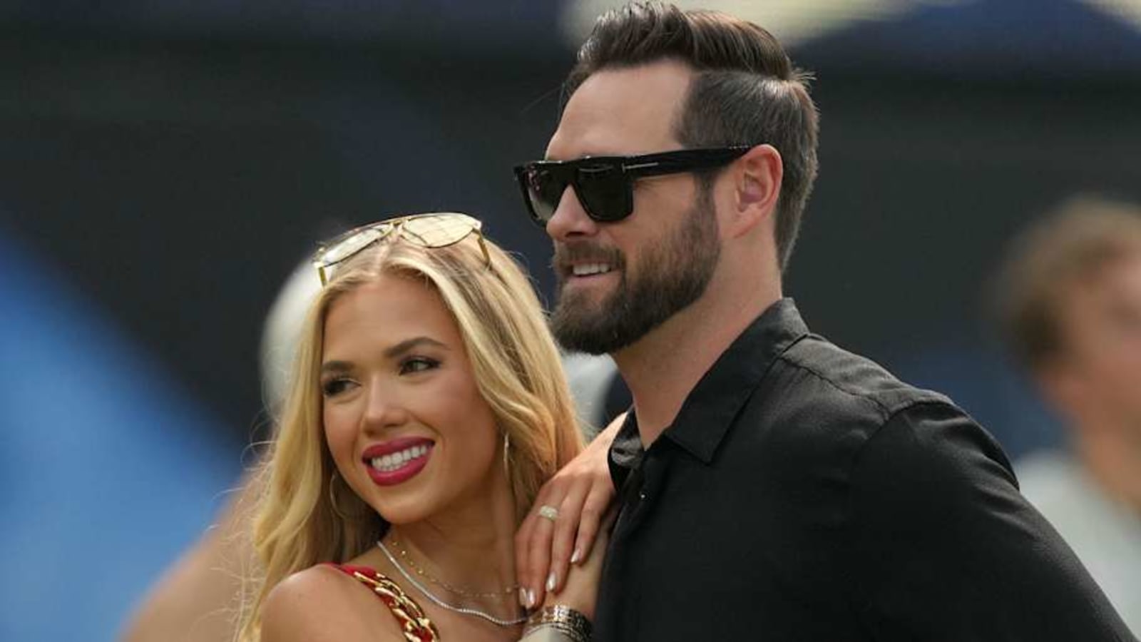 Gracie Hunt’s Chiefs corset tank fit continues gameday hot-streak