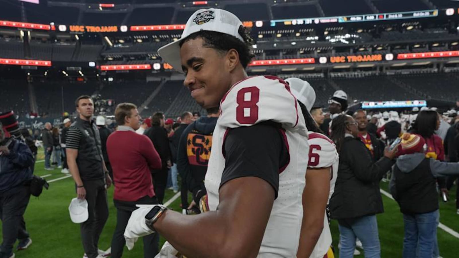 USC Trojans&#39; Ja&#39;Kobi Lane, Michigan’s Bryce Underwood Projected For Breakout 2025 Season