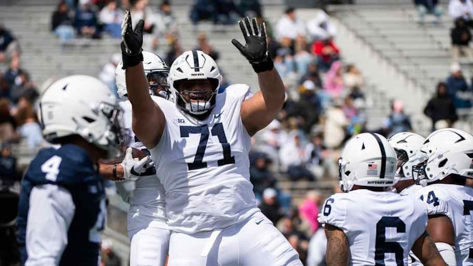 Behind Penn State Lineman Vega Ioane&#39;s Viral Moment Against UCLA