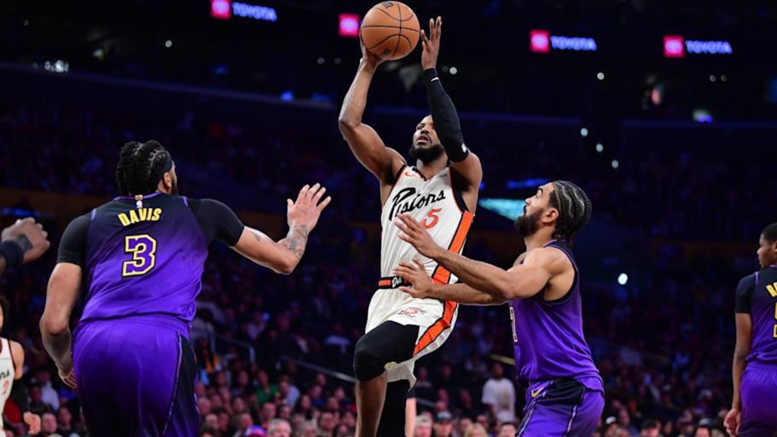 Pistons’ Malik Beasley Speaks on LeBron James, Luka Doncic