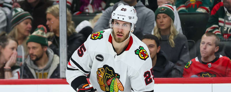 Blackhawks place forward on waivers, veteran defenseman on IR