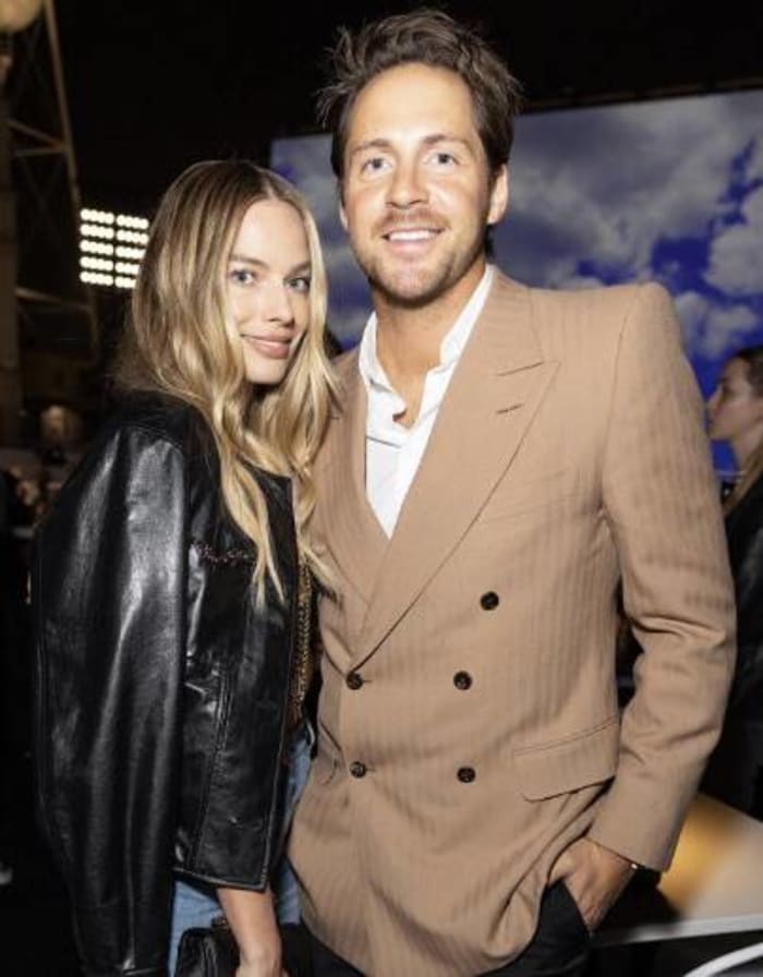 Margot Robbie and Tom Ackerley