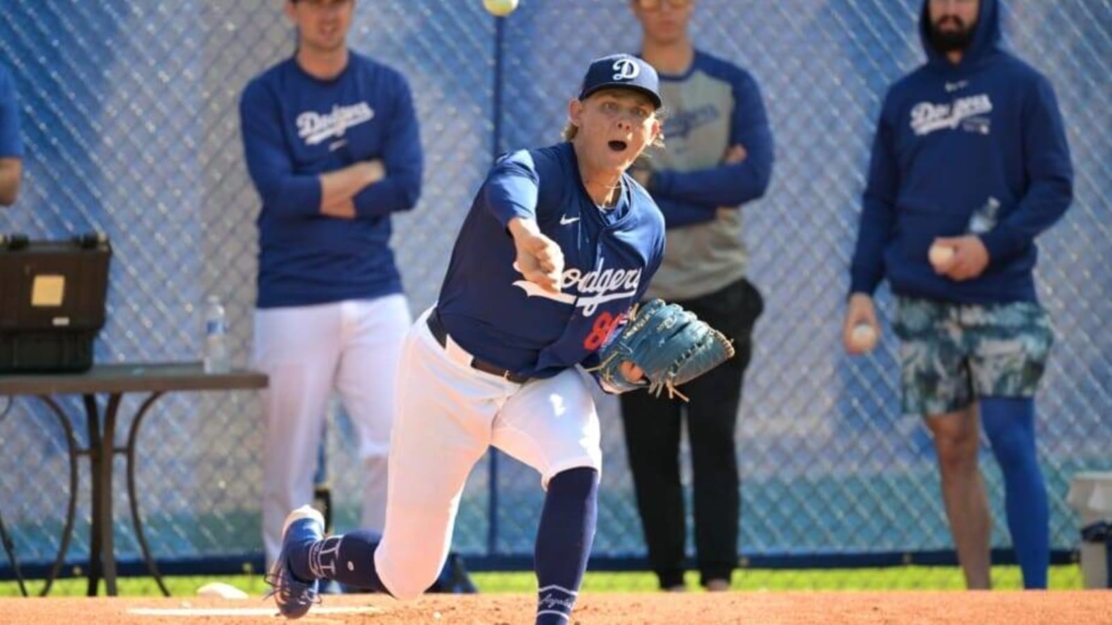  Emmet Sheehan Resumes Throwing Program