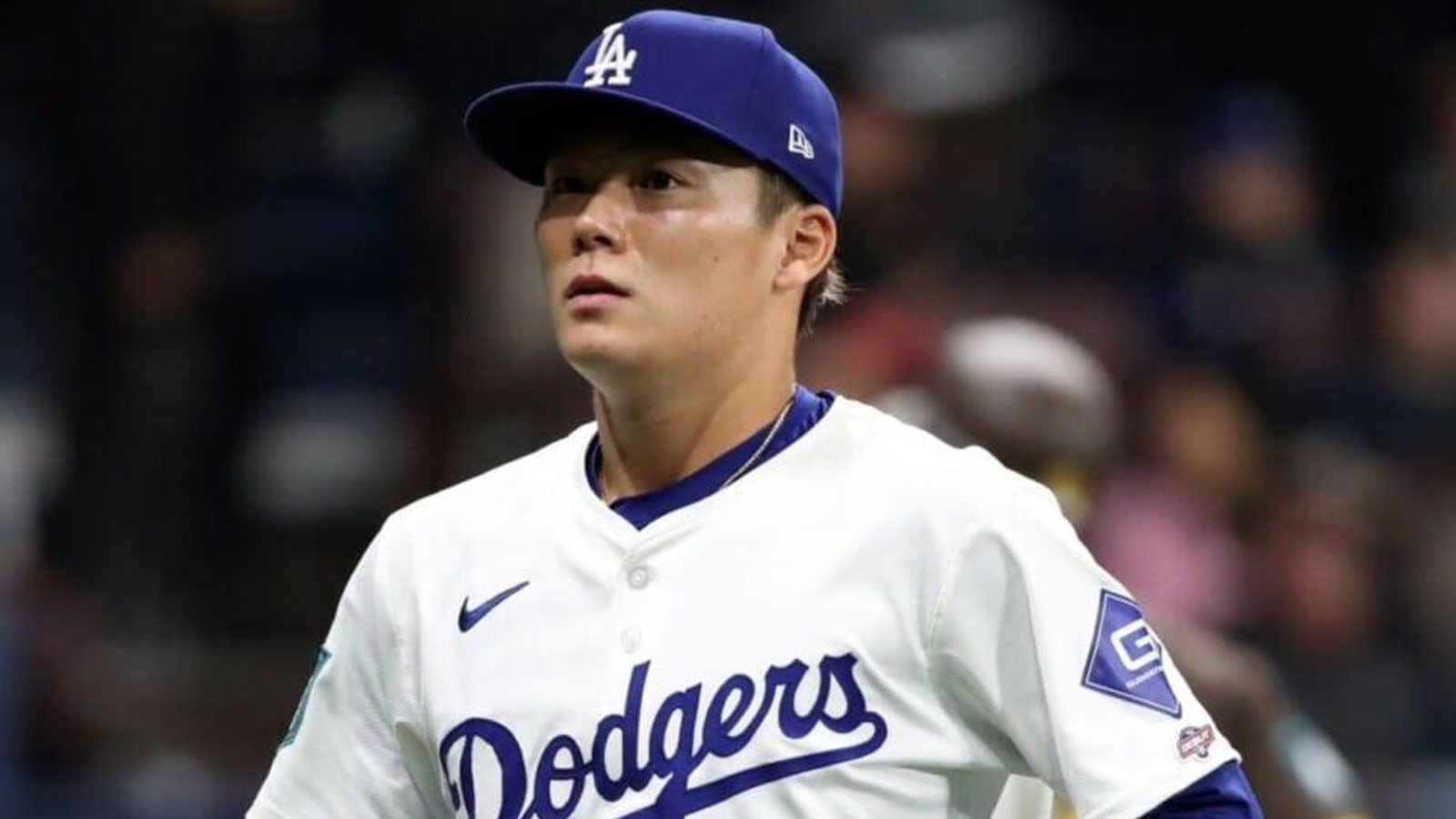 Yoshinobu Yamamoto Wears MLB Debut Jersey Patch In First Dodgers Start