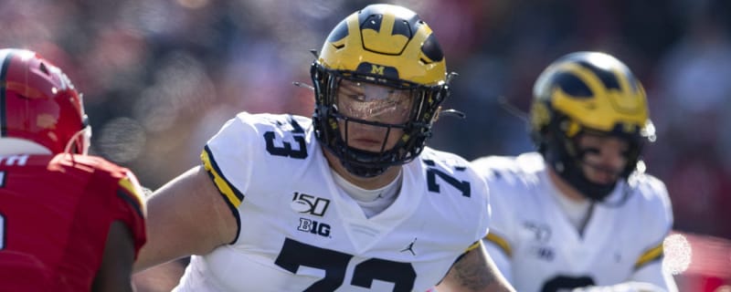 Michigan OL Jalen Mayfield opts back in to season