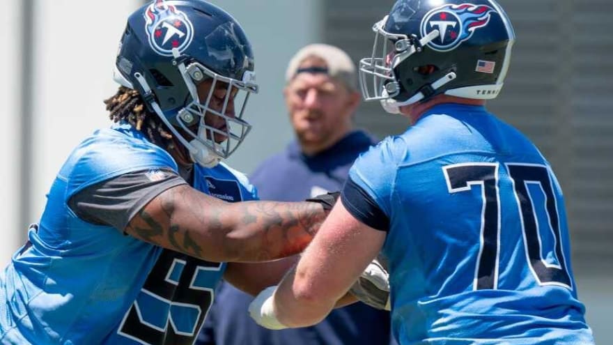 As second week of Tennessee Titans OTAs wraps up, one player&#39;s leadership and physical presence stands alone