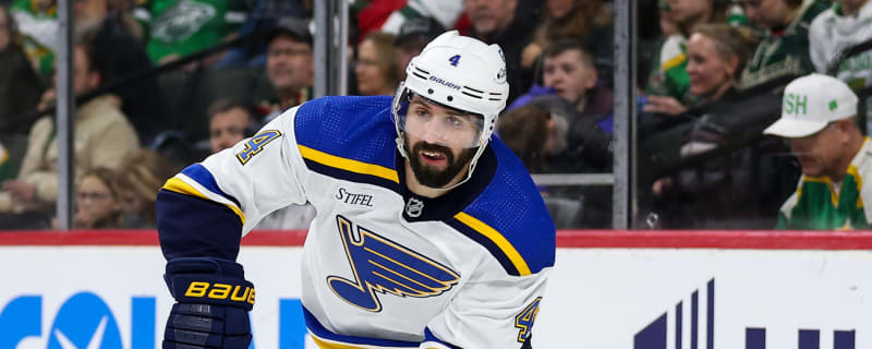 Blues place veteran defenseman on IR, recall offseason trade acquisition