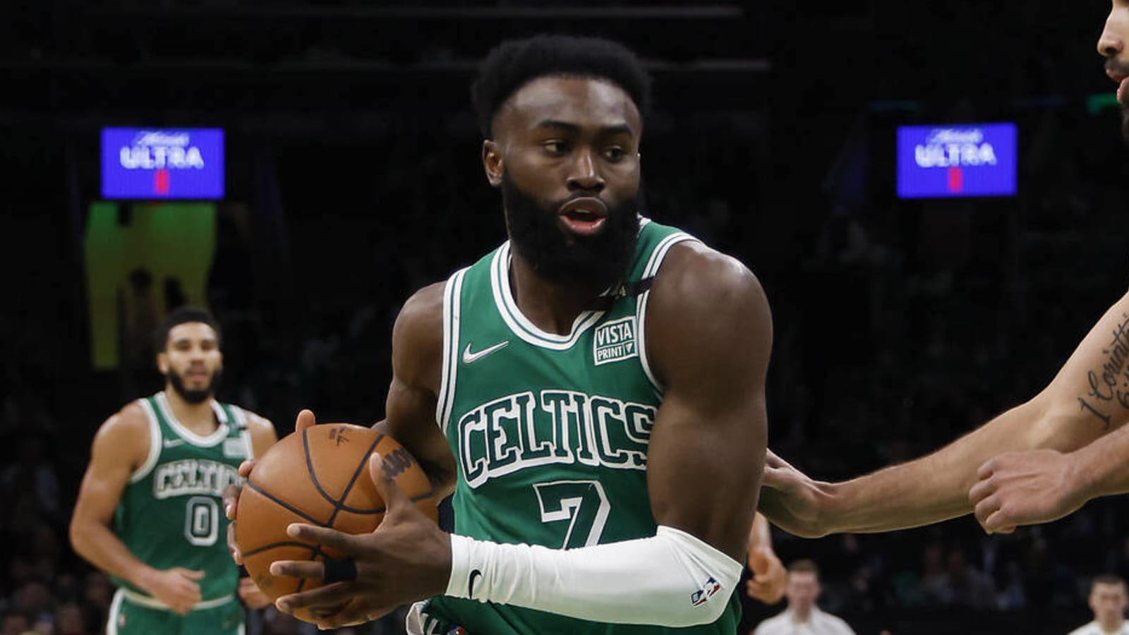 Jaylen Brown declines to comment on vaccination status