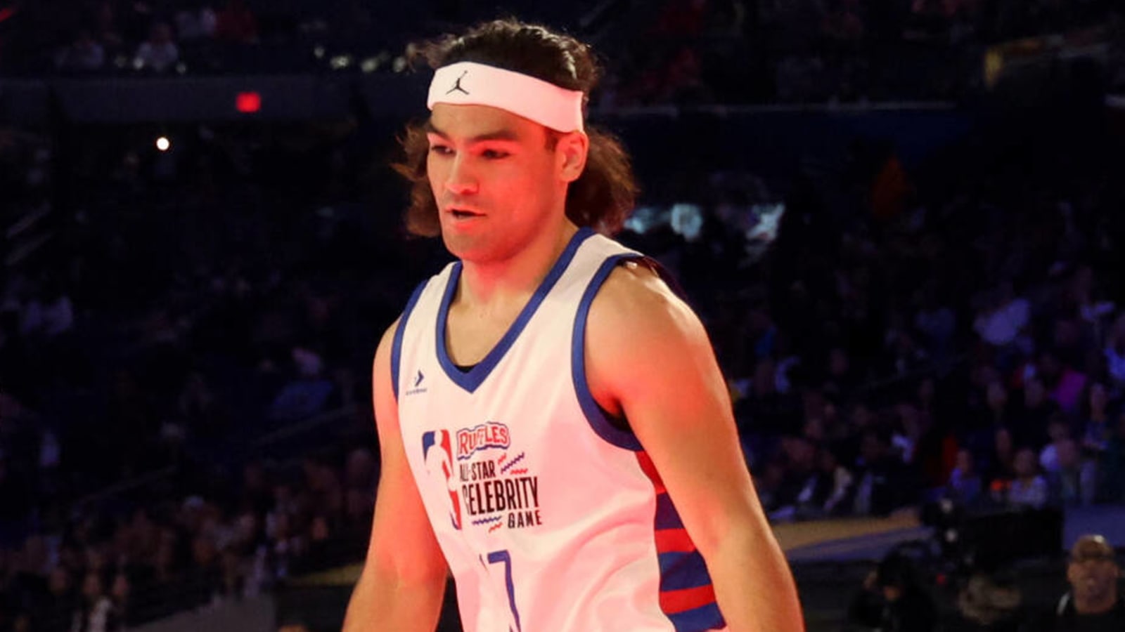 Puka Nacua has one-handed dunk in NBA All-Star Celebrity Game