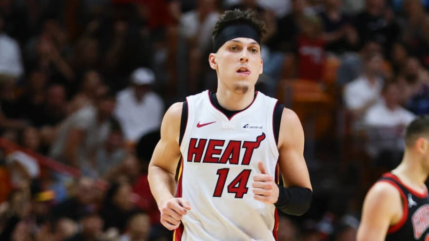 Watch: Tyler Herro's spectacular pass highlights his huge night