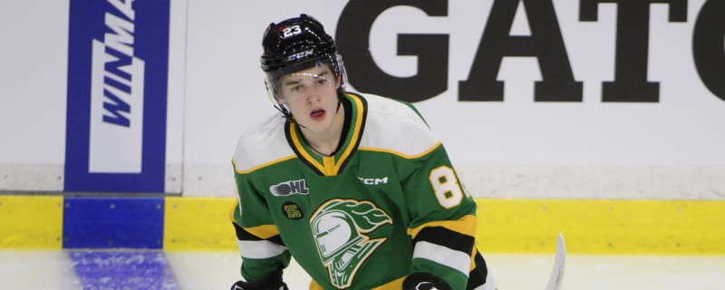 Philadelphia Flyers prospect Denver Barkey is a human ball of energy