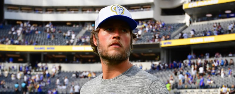 QB Matthew Stafford not concerned with Rams' early-season injuries